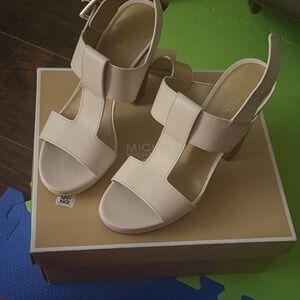 Michael Kors Beige Strappy Heels
